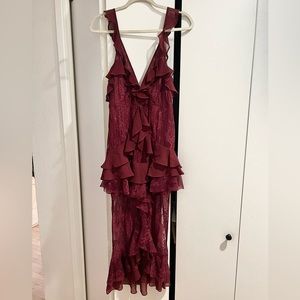 For Love And Lemons Lace Midi Dress